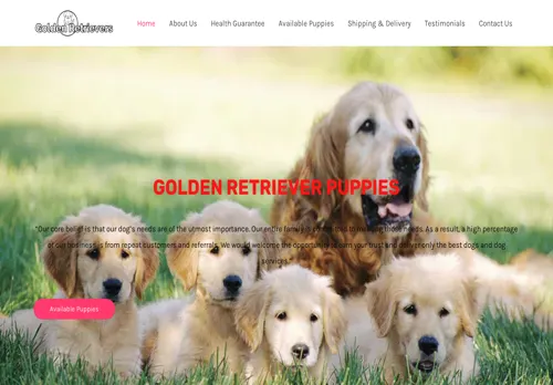 is meligoldenretrievers.com legit? screenshot