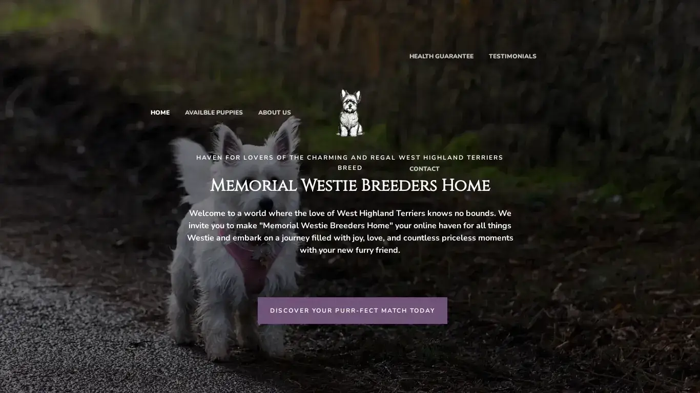 is Memorial Westie Breeders Home legit? screenshot