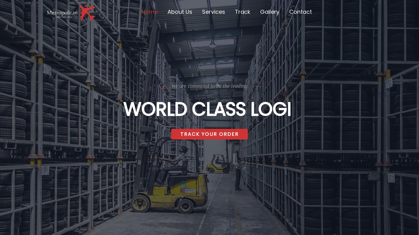 A screenshot of Metdelivery.com