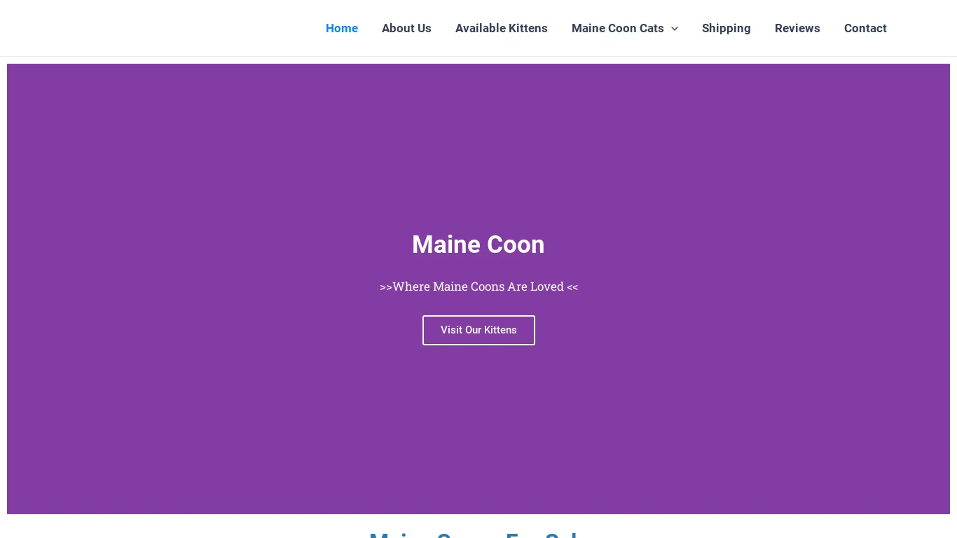 is mightymainecoon.com legit? screenshot