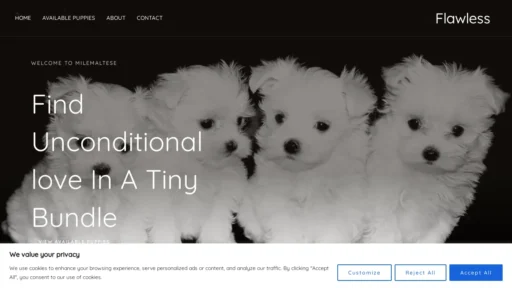 A screenshot of Milemaltese.com