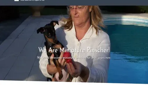 A screenshot of Genlanfamilystbernard.com