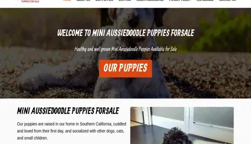A screenshot of Genlanfamilystbernard.com
