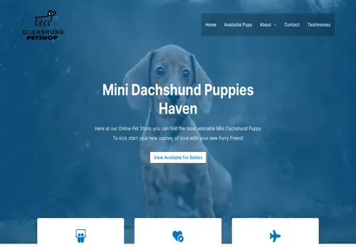 is minidachshundhaven.com legit? screenshot