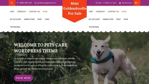A screenshot of Genlanfamilystbernard.com