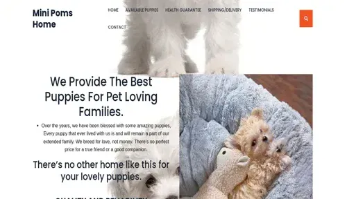 A screenshot of Genlanfamilystbernard.com