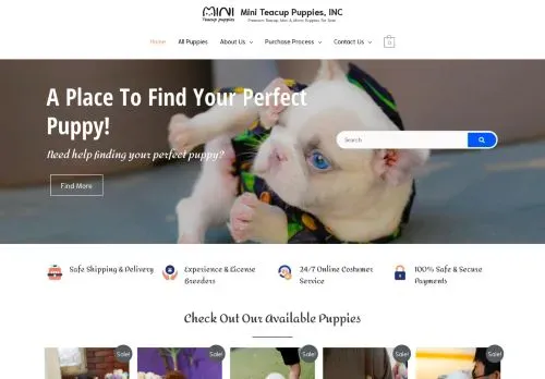 is miniteacuppups.com legit? screenshot