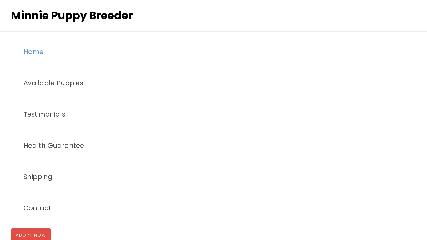 is minniepuppybreeder.com legit? screenshot