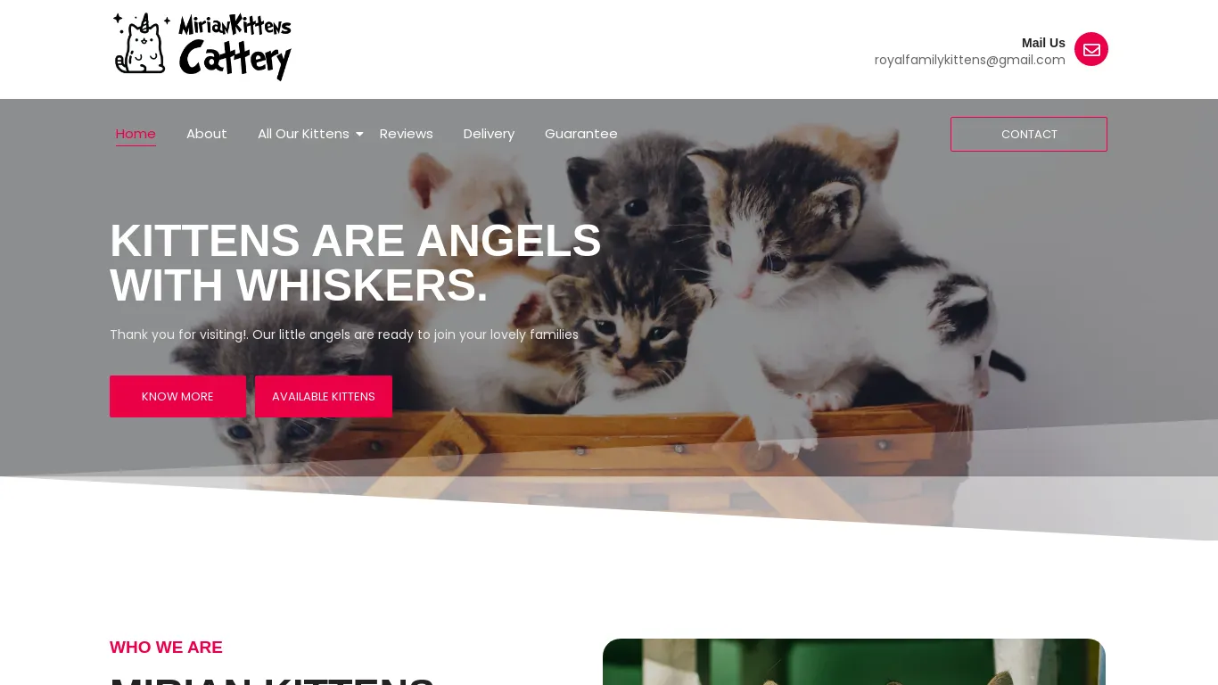 is miriankittenscattery.com legit? screenshot