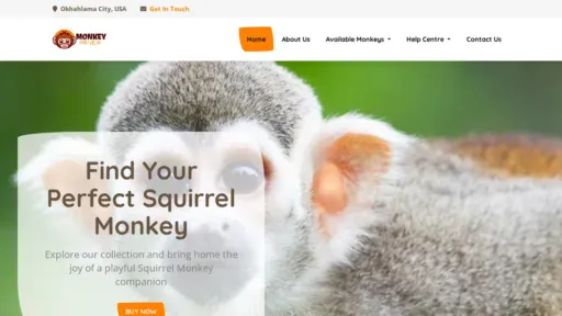 A screenshot of Monkeyhaven.com