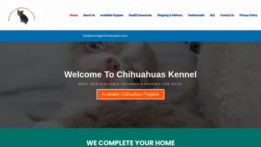 A screenshot of Moringachihuahuaken.com