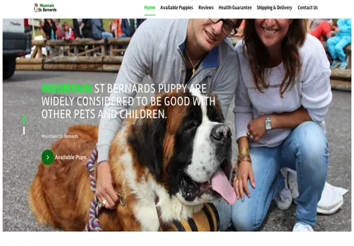 is mountainstbernards.com legit? screenshot