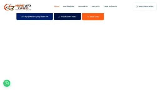 A screenshot of Movewayexpress.com
