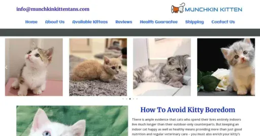 A screenshot of Genlanfamilystbernard.com