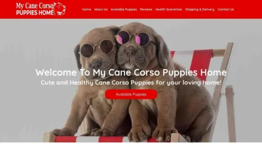 A screenshot of Genlanfamilystbernard.com