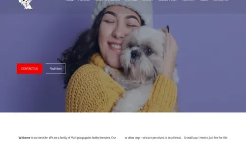 A screenshot of Genlanfamilystbernard.com