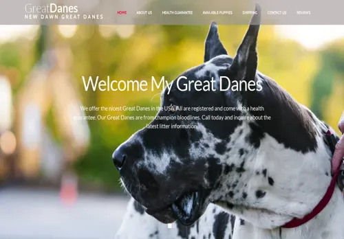 is newdawngreatdane.com legit? screenshot
