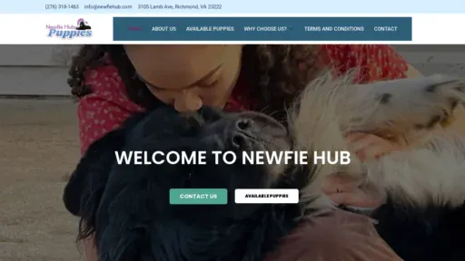 A screenshot of Newfiehub.com