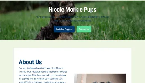 A screenshot of Genlanfamilystbernard.com