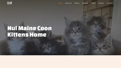 A screenshot of Nuimianecoonhome.com