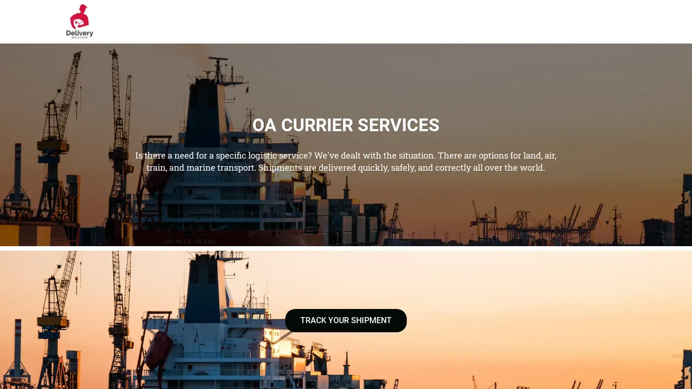 is OA CURRIER – SHIPMENT TRACKING AGENCY legit? screenshot