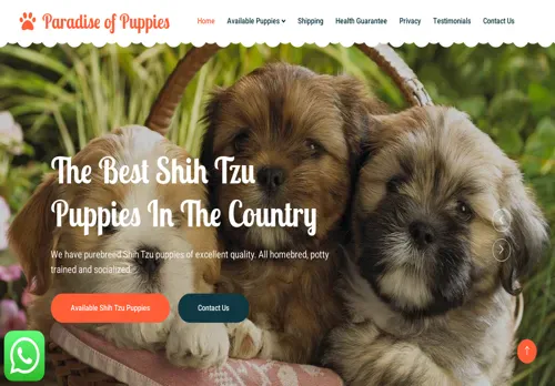 is paradiseofpuppies.com legit? screenshot