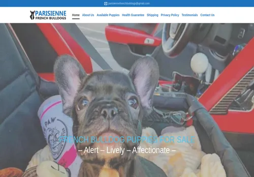 is parisiennefrenchbulldog.com legit? screenshot