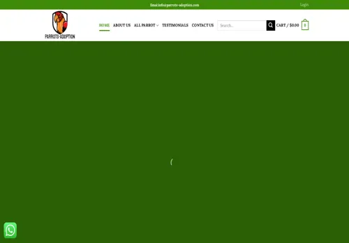 is parrots-adoption.com legit? screenshot