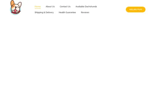 A screenshot of Pedigreedachshundpuppiesau.com
