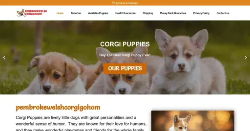 A screenshot of Genlanfamilystbernard.com