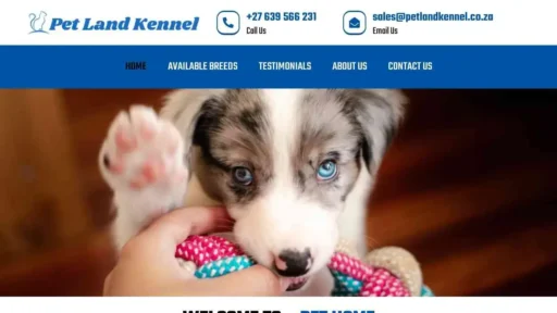 A screenshot of Genlanfamilystbernard.com