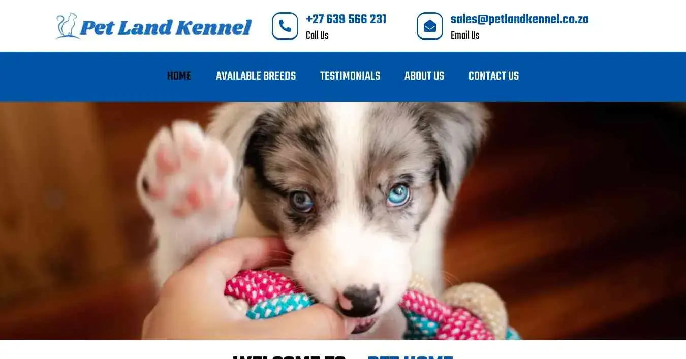 is petlandkennel.co.za legit? screenshot