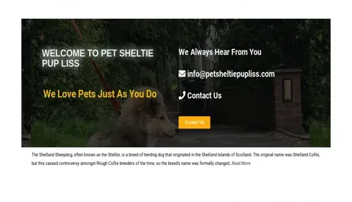 A screenshot of Genlanfamilystbernard.com