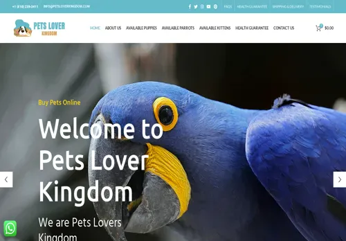 is petsloverkingdom.com legit? screenshot