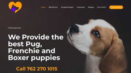 A screenshot of Petsmaat.com