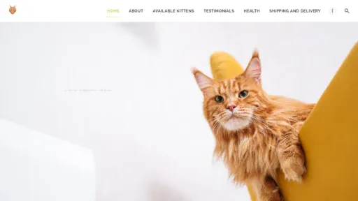 A screenshot of Platinummainecoonhome.com