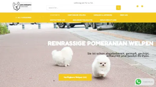 A screenshot of Pom-paradise.com