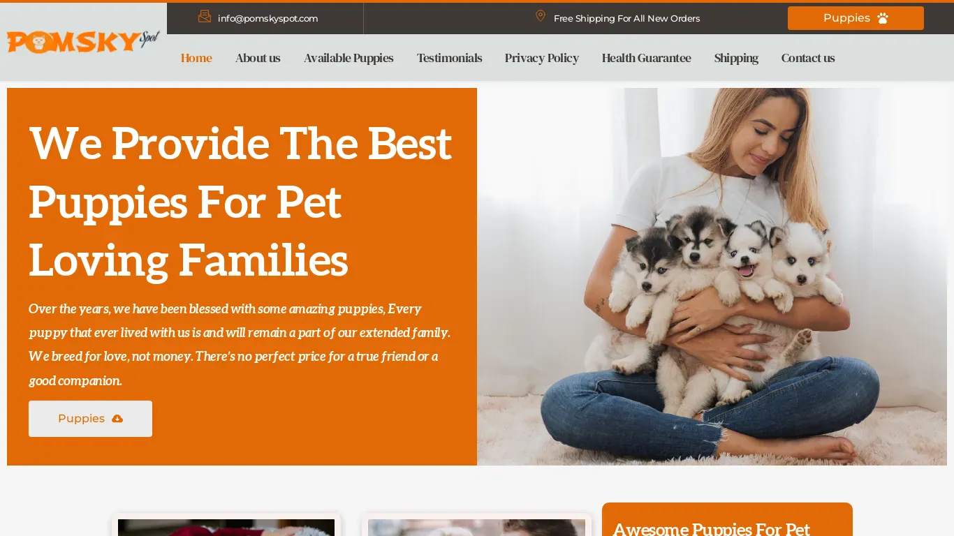 is pomskyspot.com legit? screenshot