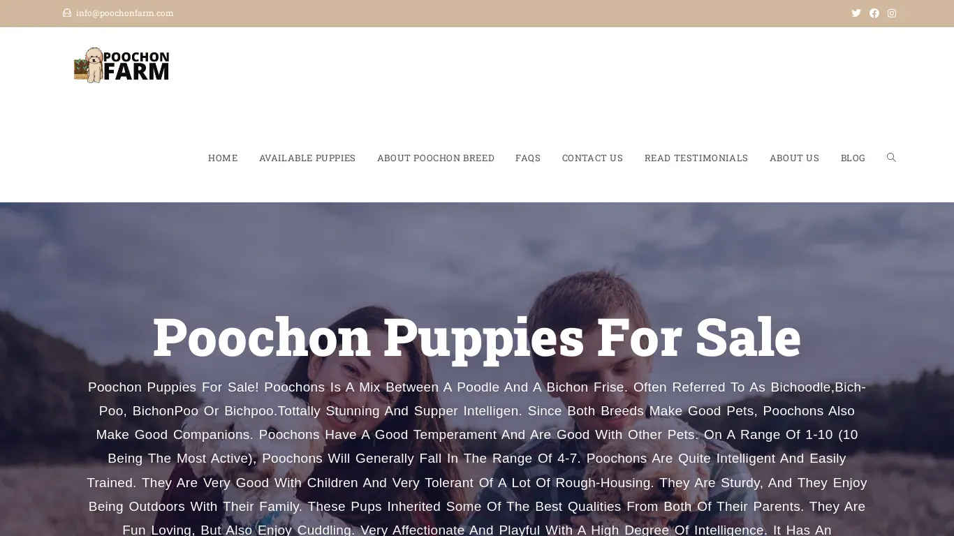 is Poochon Puppies for Sale - Poochon Farm legit? screenshot