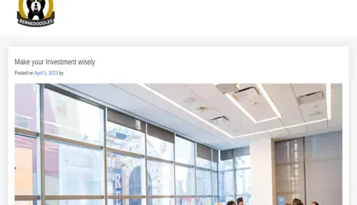 A screenshot of Genlanfamilystbernard.com