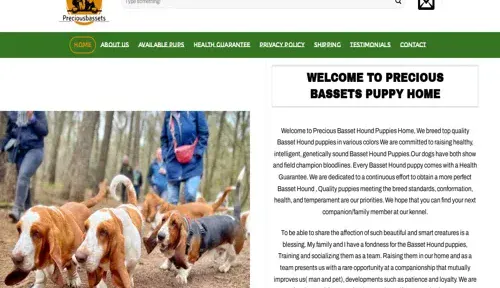 A screenshot of Genlanfamilystbernard.com
