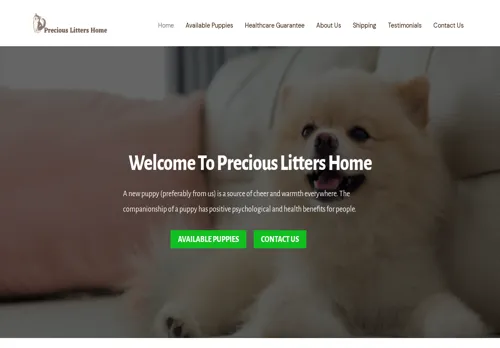 is preciouslittershome.com legit? screenshot