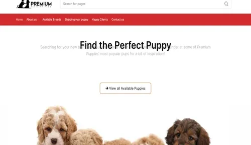 A screenshot of Genlanfamilystbernard.com