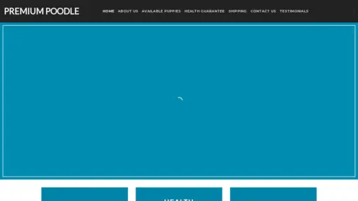 A screenshot of Premiumteacuppoodles.net