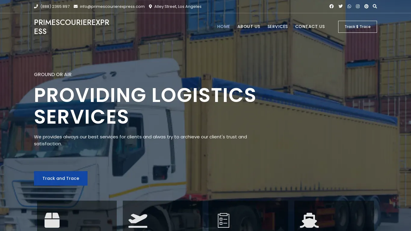 is Primescourierexpress legit? screenshot