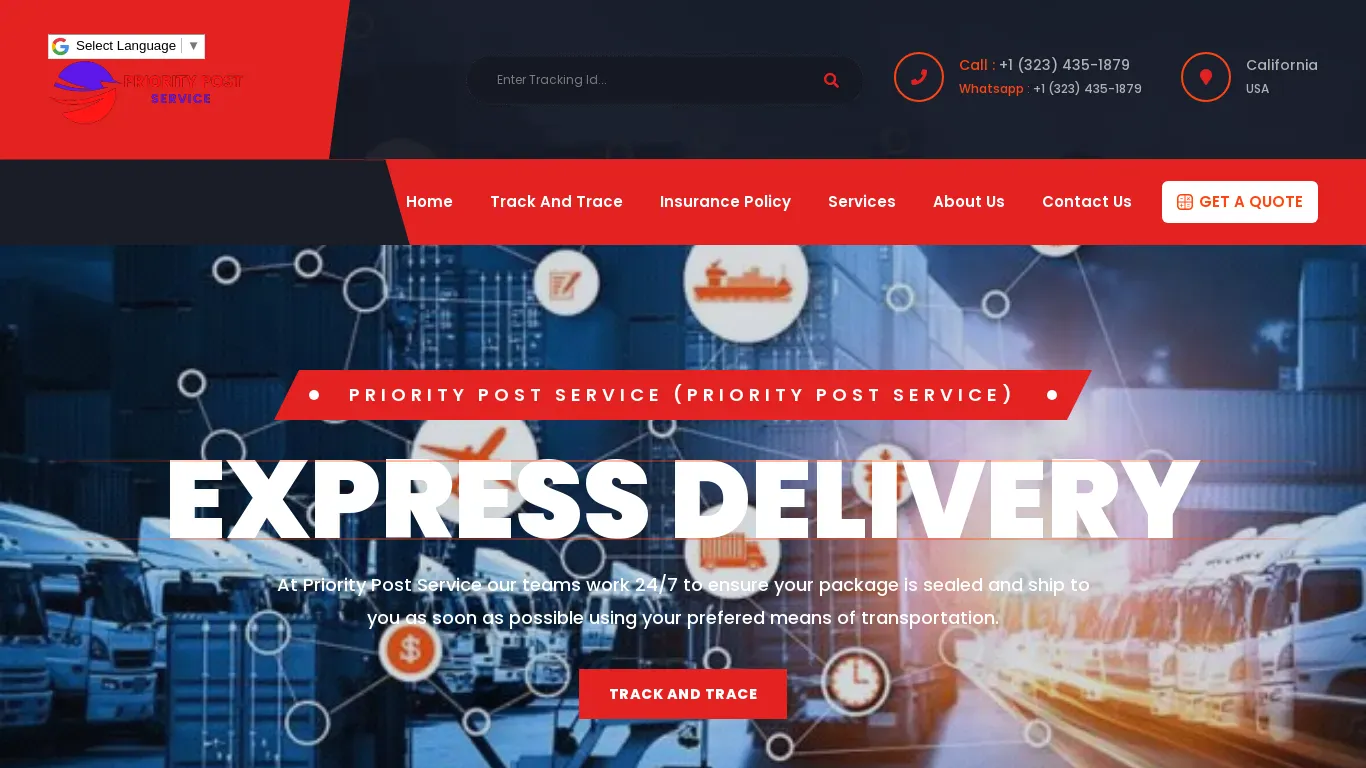 is prioritypostservice.com legit? screenshot