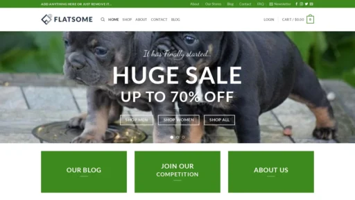 A screenshot of Puppies-shop.online