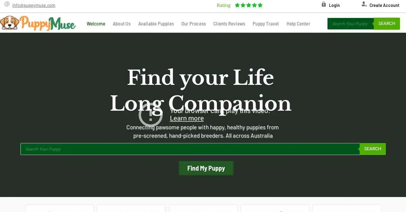 is puppymuse.com legit? screenshot