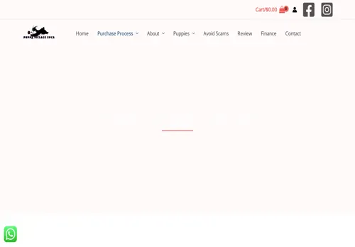 is puppyvillagespca.com legit? screenshot