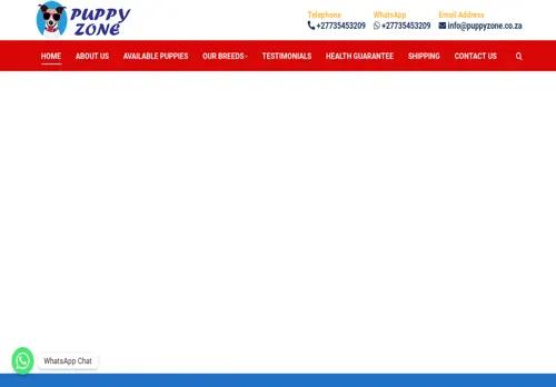 is puppyzone.co.za legit? screenshot